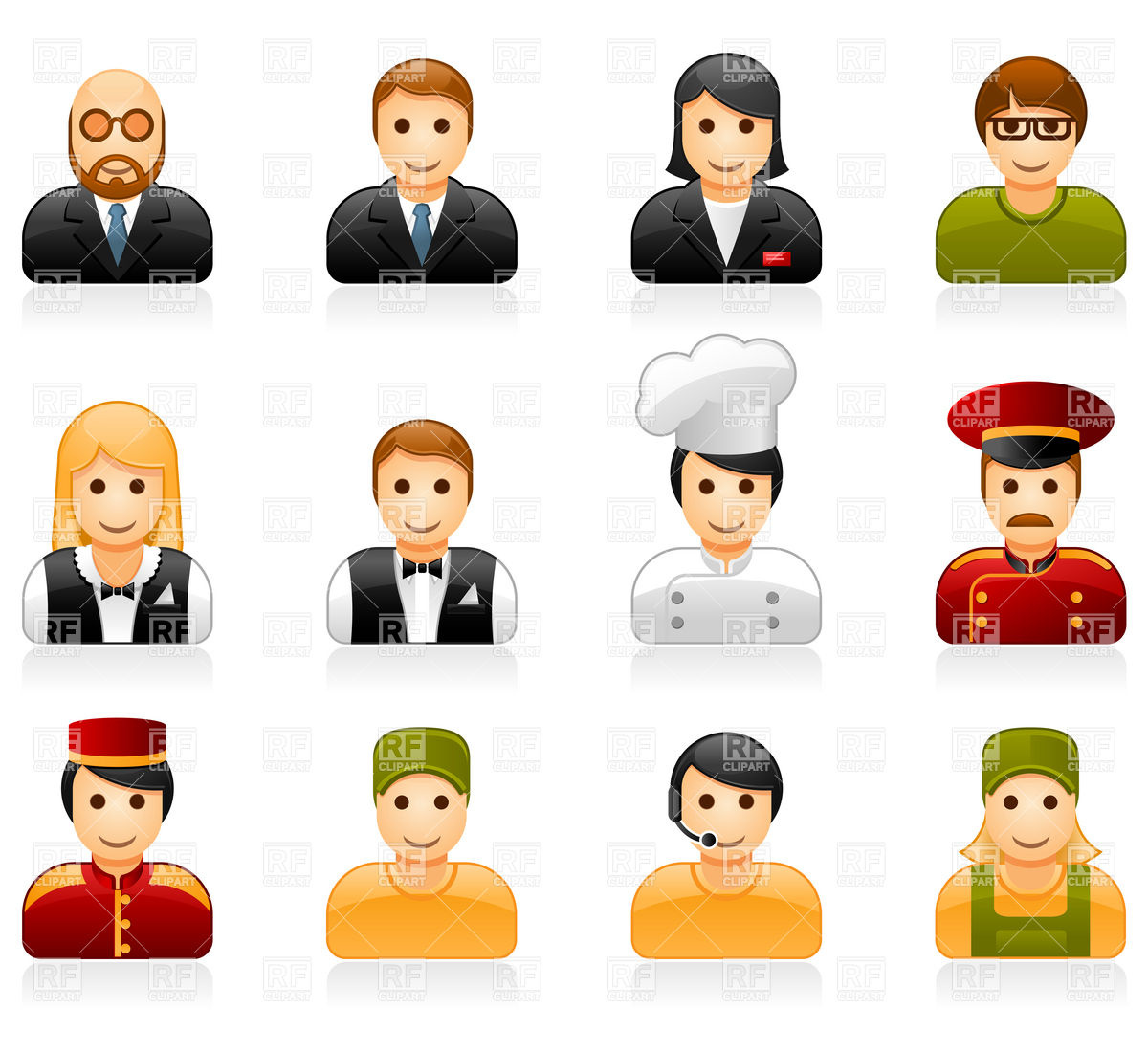 Hotel Staff Clip Art Free