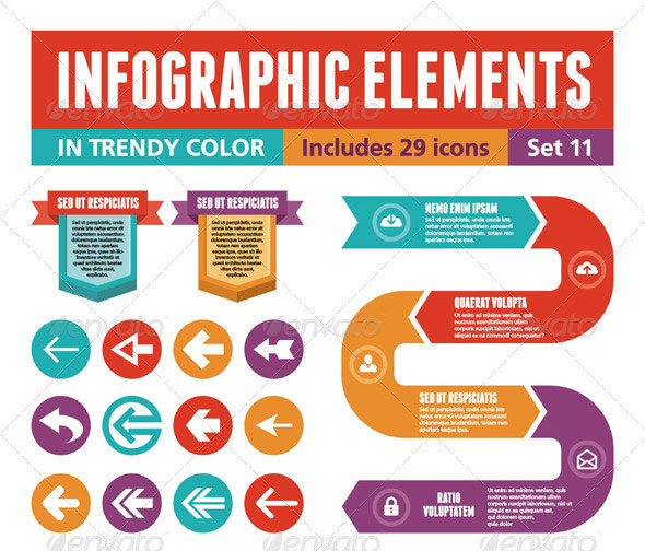 11 Infographic PSD Mock Up Images