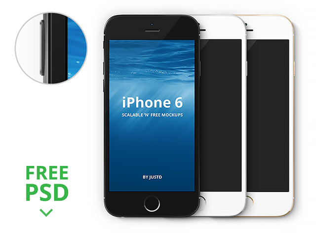 iPhone 6 Mockup PSD