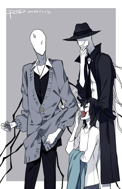 Jeff The Killer and Slender Man Creepypasta