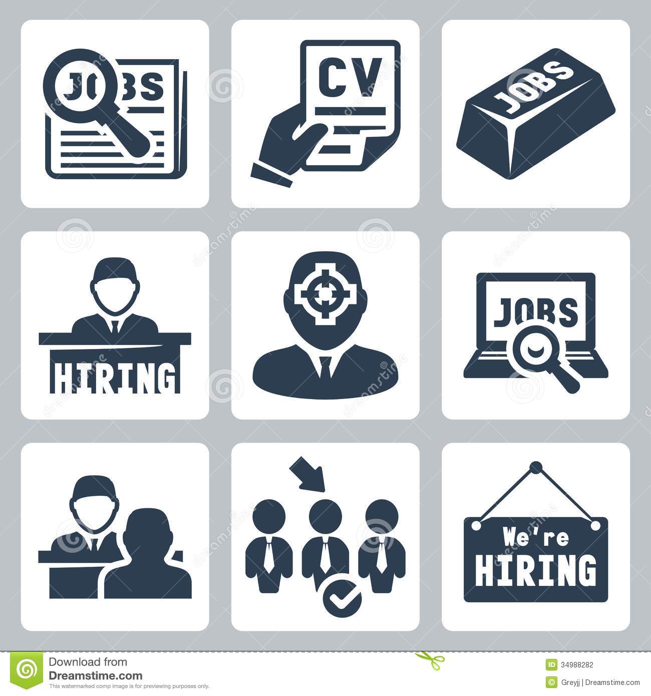 Job Icon Vector