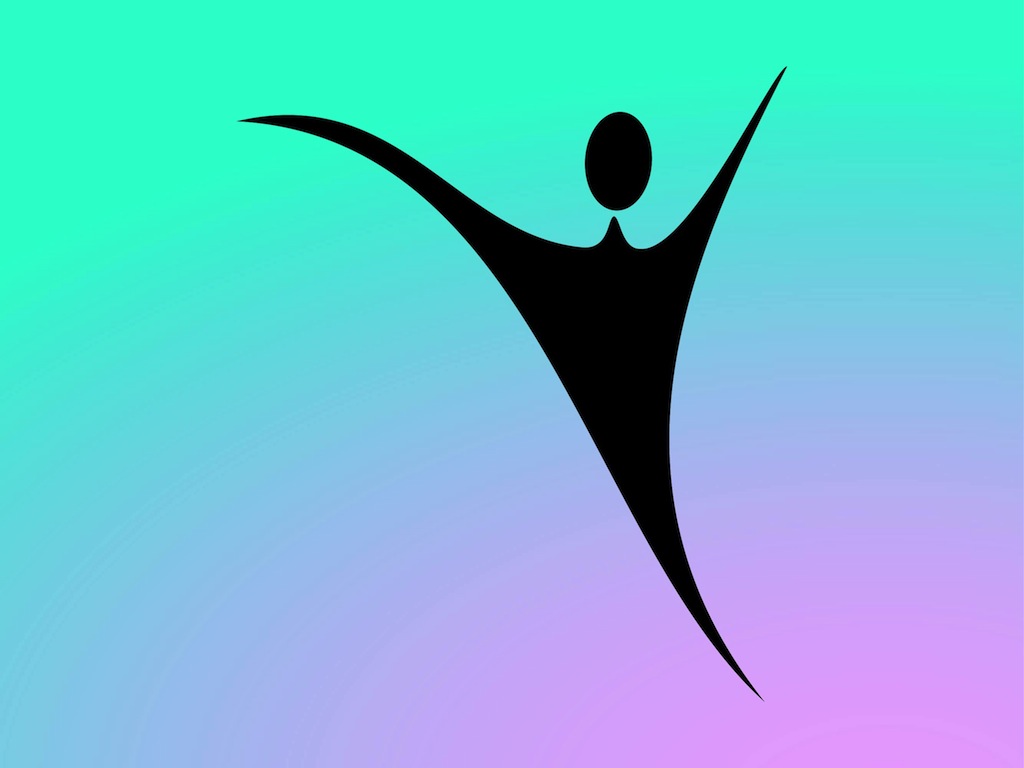 Jumping People Silhouette Vector Jumping People Silhouette Vector
