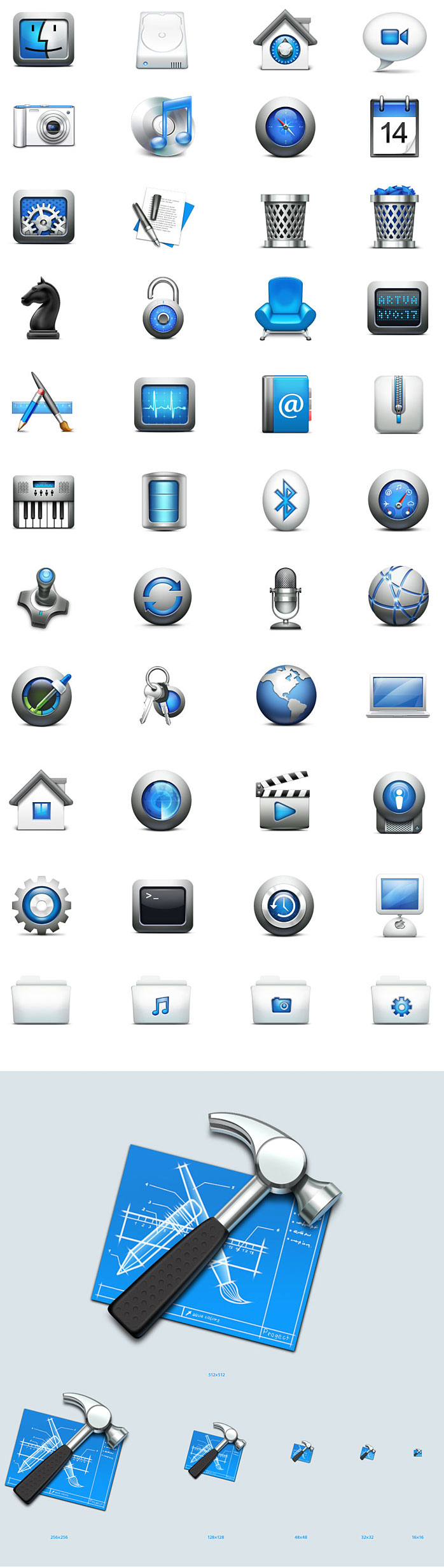 Mac OS X Icons