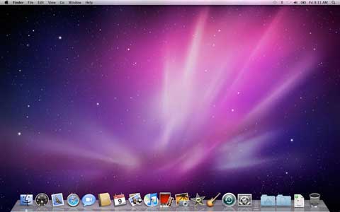 MacBook Pro Screen Shot of Desktop