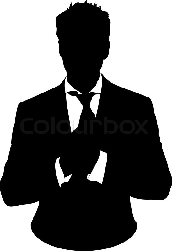 Man Business Suit Graphic