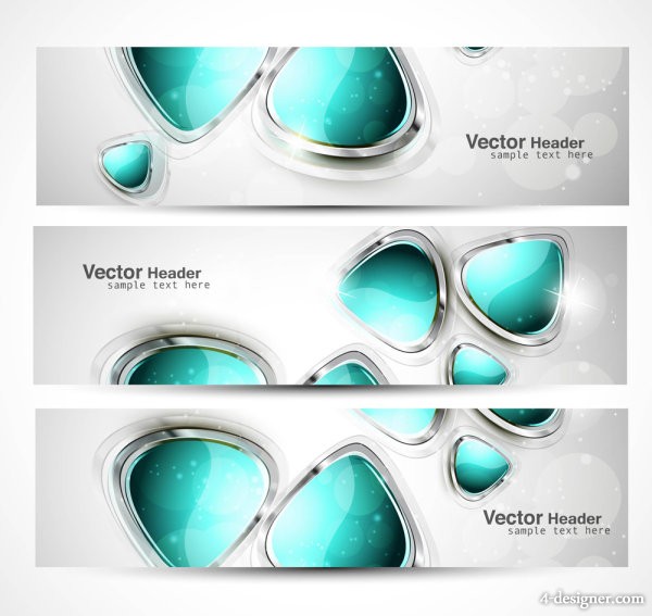 Modern Banner Vector Graphics