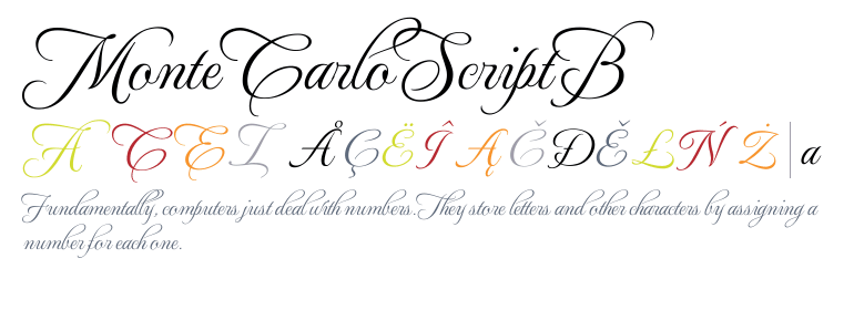 Monte Carlo Script Font