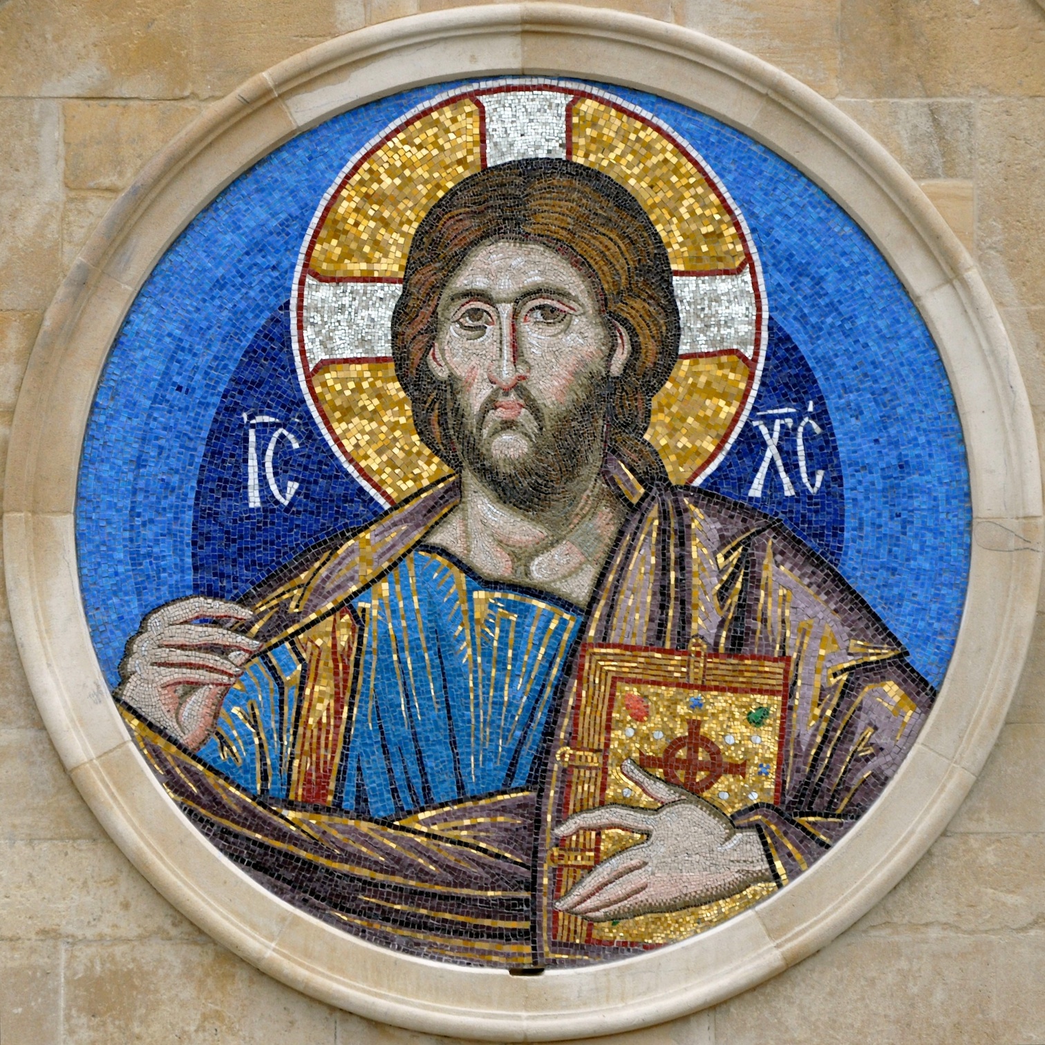 Mosaic Byzantine Icon Jesus Christ