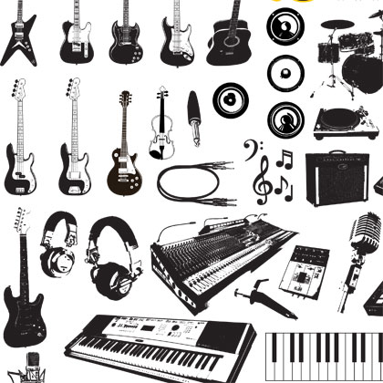 Musical Instruments Free Vector Graphics
