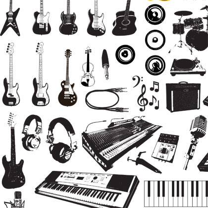 Musical Instruments Free Vector Graphics Musical Instruments Free Vector Graphics