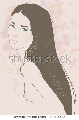 Natural Women Hair Vectors