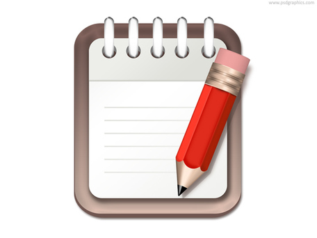 Notepad and Pencil Icon Notepad and Pencil Icon