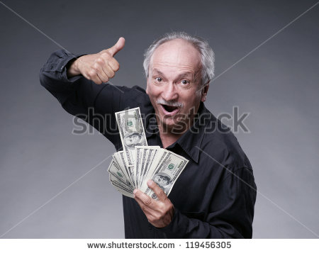 Old Man with Money