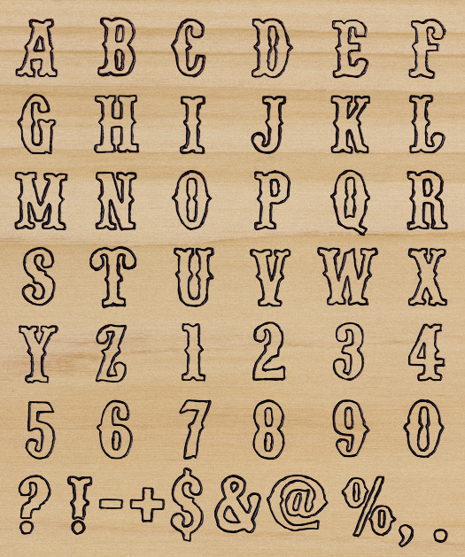 Old Western Letters Fonts