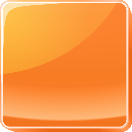 Orange Button Icon