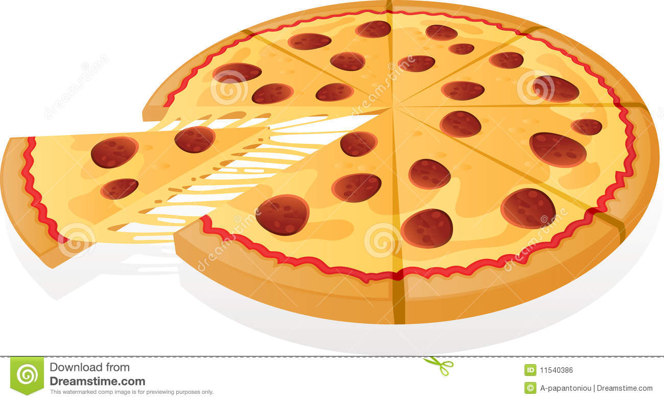 clip art vector pizza - photo #4