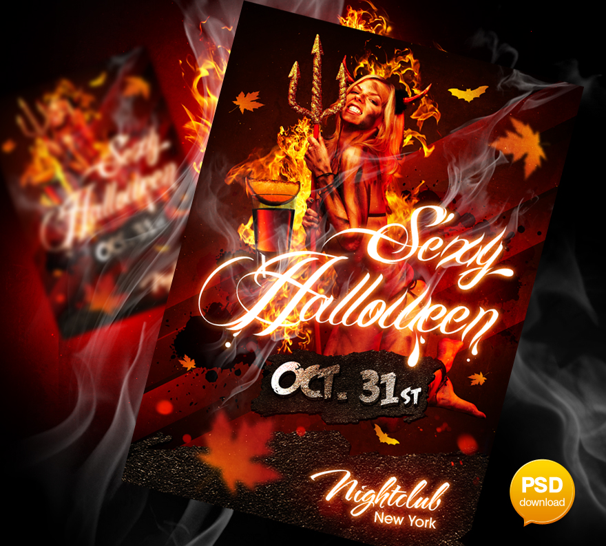 20 Adult Party Flyer PSD Images