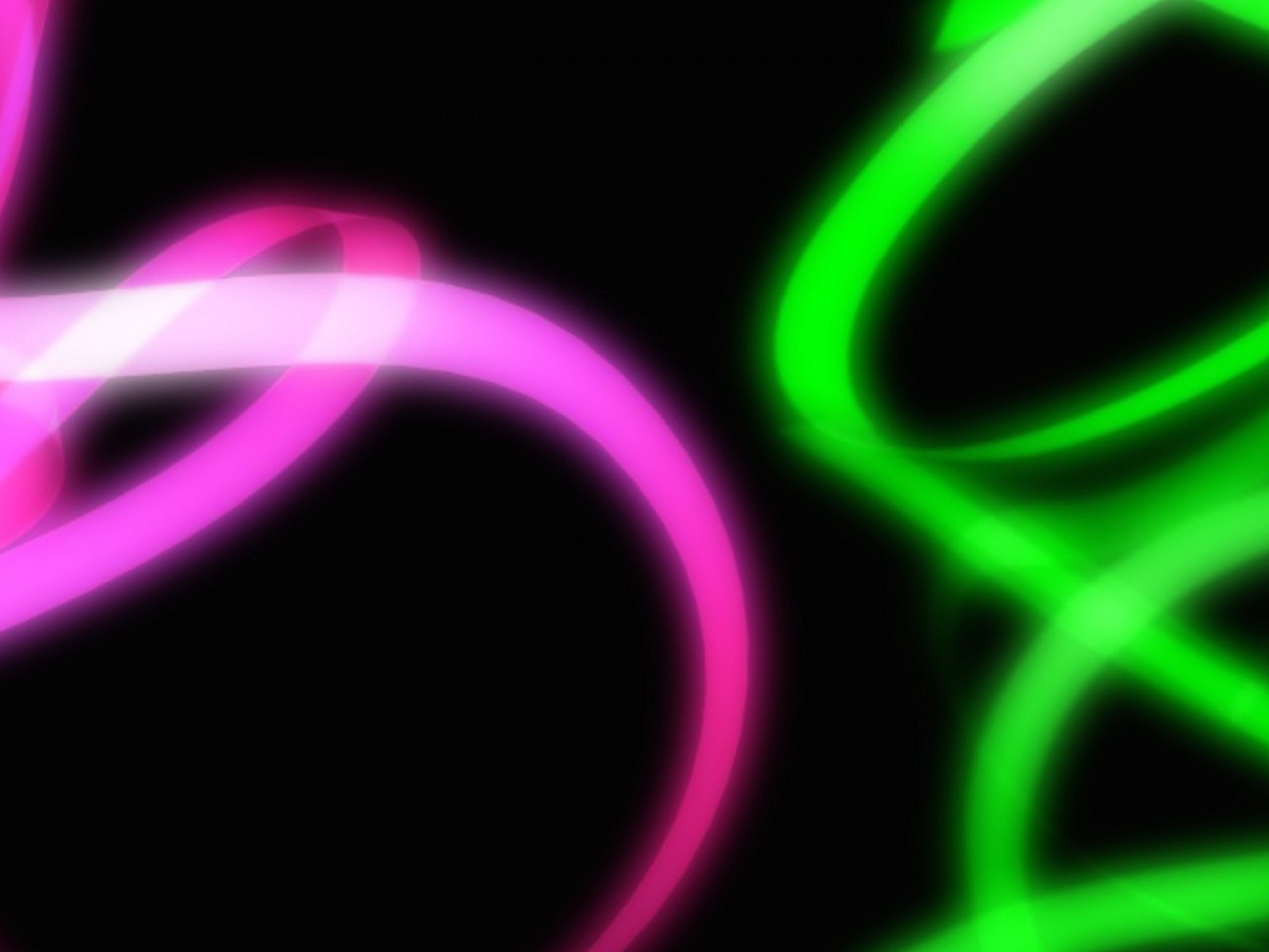 Pink and Green Abstract