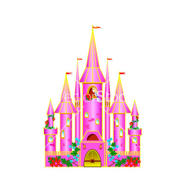 Pink Castle Cartoon Pink Castle Cartoon