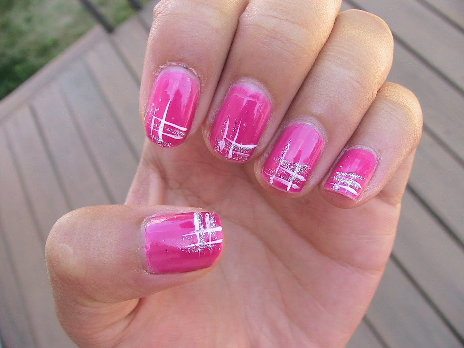 Pink Nail Art Design