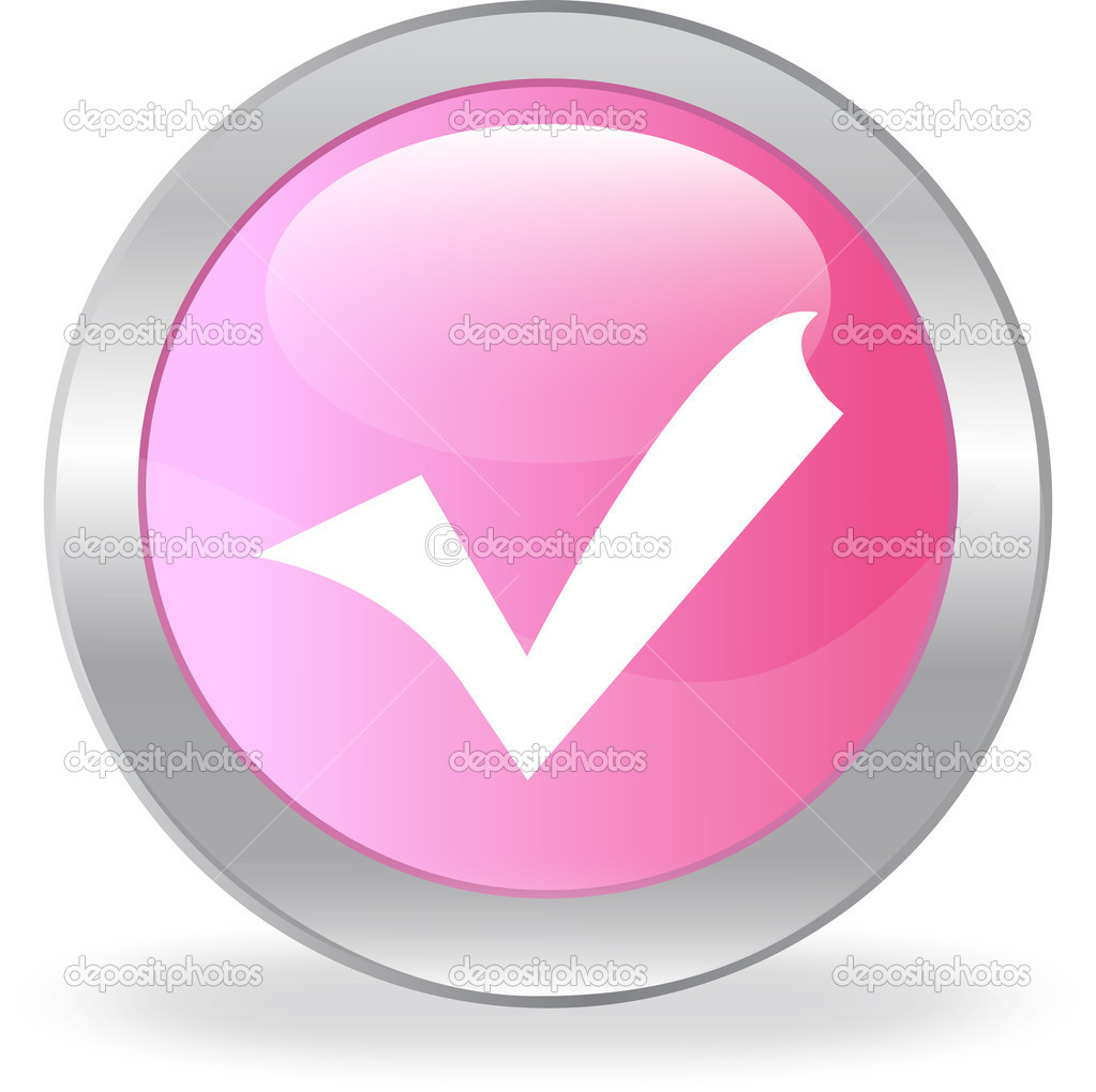 Pink Pinterest Button