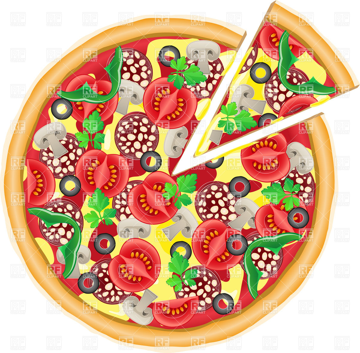 Pizza Clip Art Vector