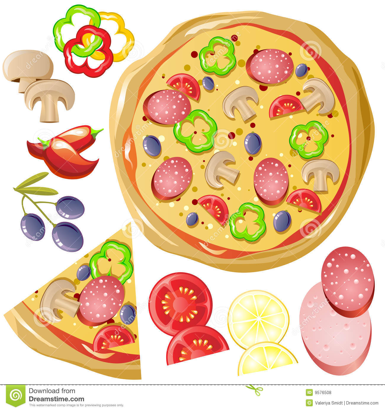 Pizza Free Vector Icons
