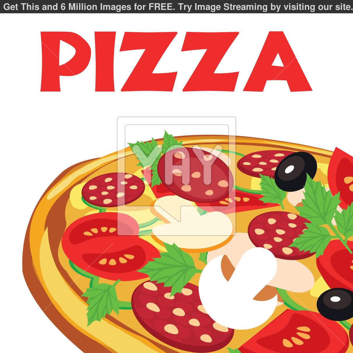 Pizza Vector Illustration