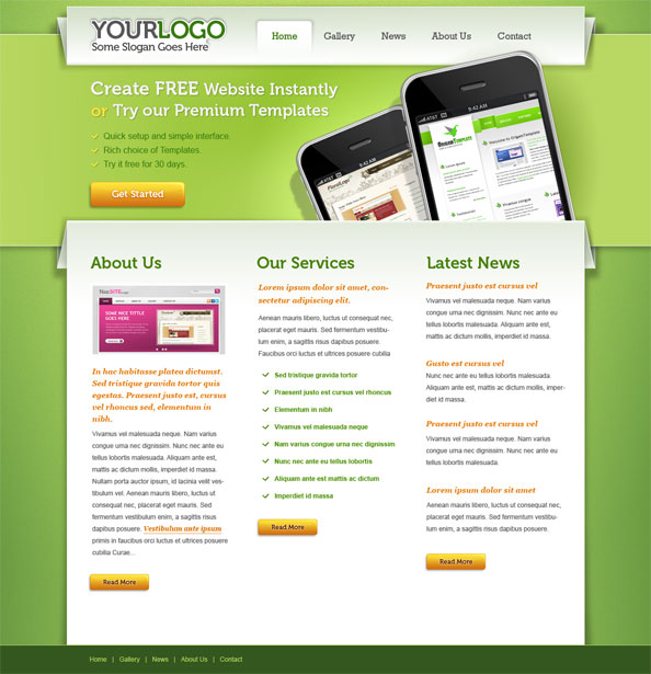 Portfolio Website Template PSD Free Download Portfolio Website Template PSD Free Download