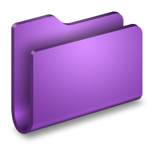 Purple Folder Icon