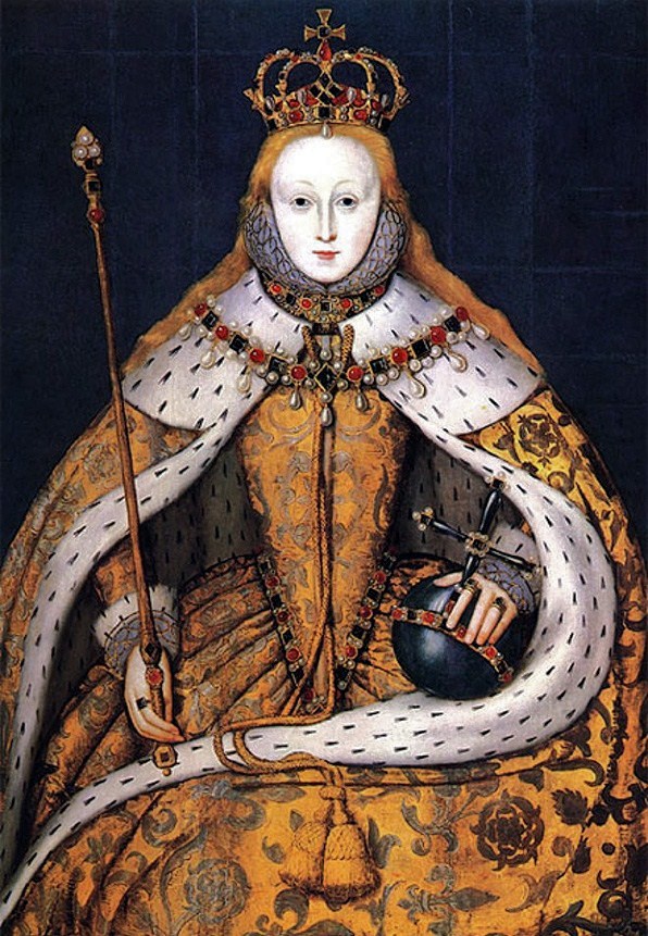 Queen Elizabeth 1 Coronation Portrait