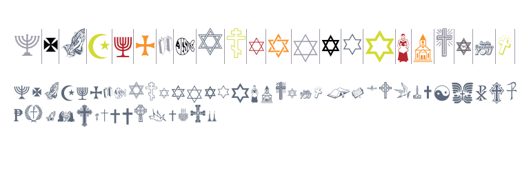 Religious Dingbat Fonts Religious Dingbat Fonts