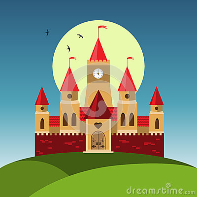 Royalty Free Cartoon Castle Royalty Free Cartoon Castle