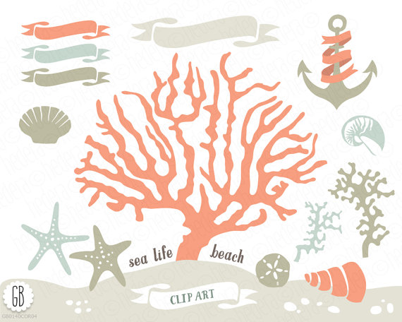 Sea Coral Clip Art Vector