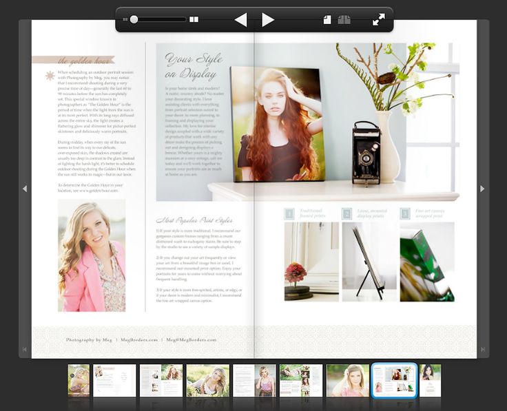 Senior Magazine Template Photoshop