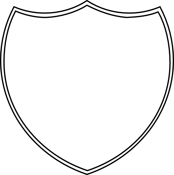 Shield Outline Clip Art