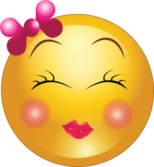 Shy Smiley Face Clip Art