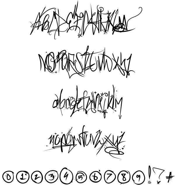 14 Sick Graffiti Fonts Images