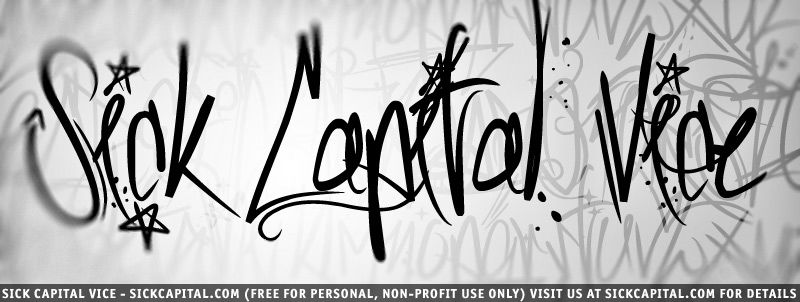 Sick Graffiti Fonts Letter A