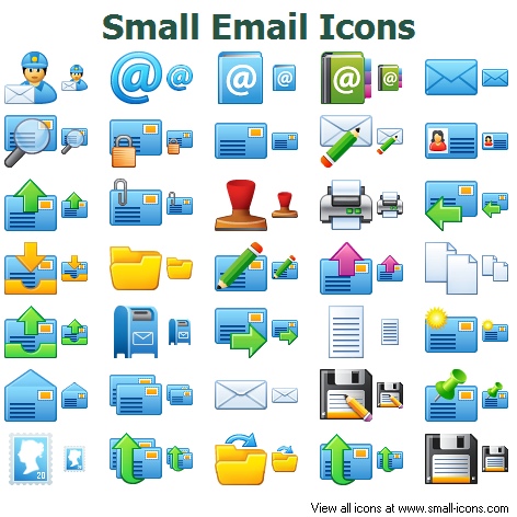 Small Email Icon Clip Art