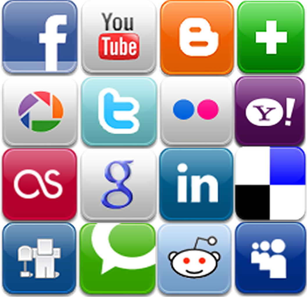 15 Social Media Icons For Website Images