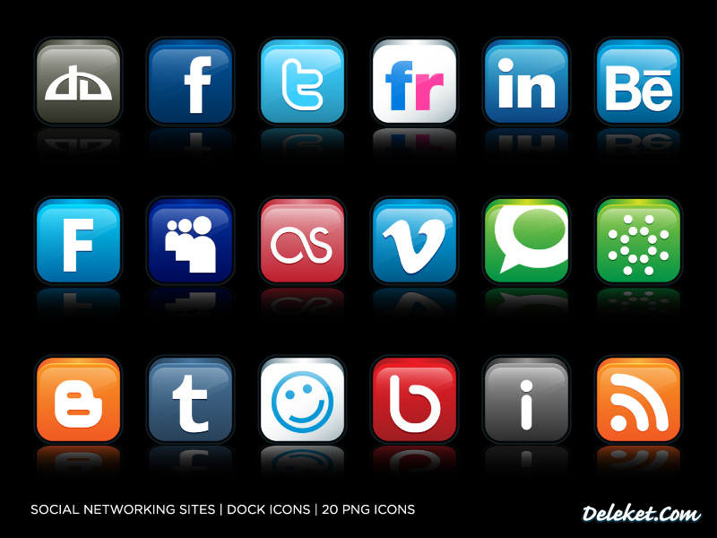 13 Social Network Icons Images