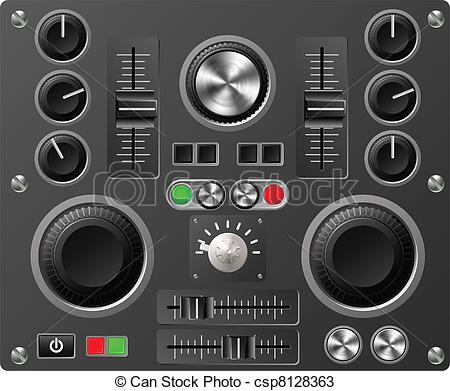 Sound Mixing Board Clip Art