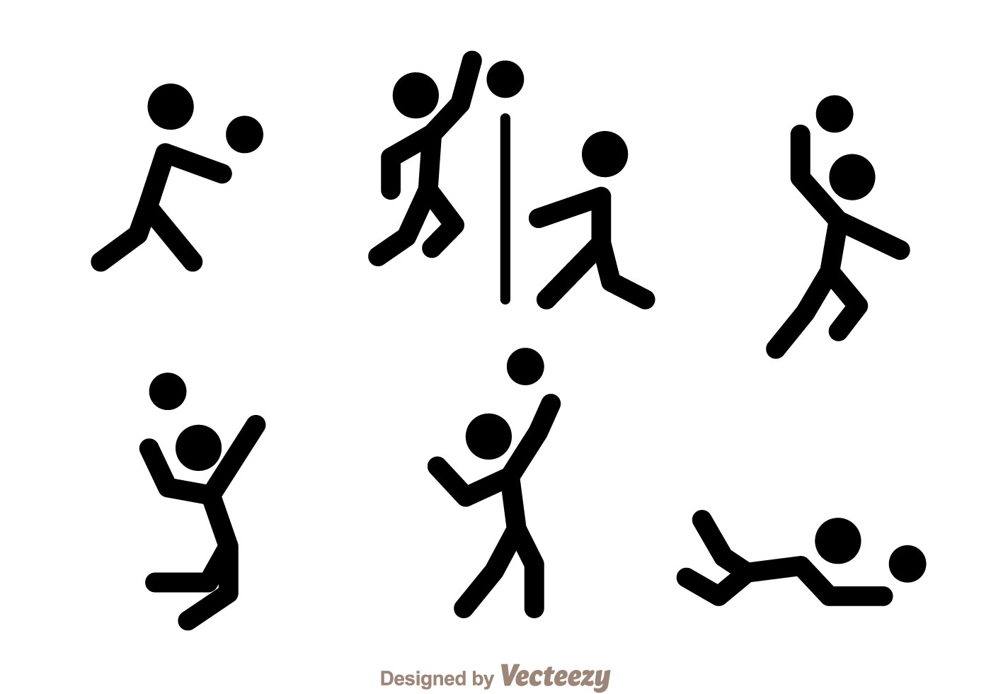 Stick Figure Vector Icon