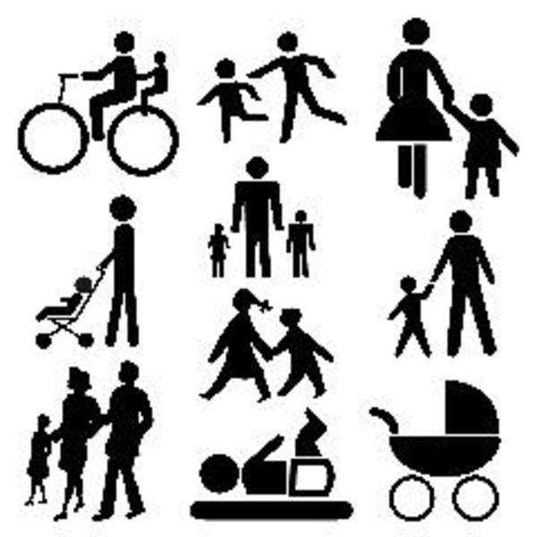 Stick People Family Clip Art