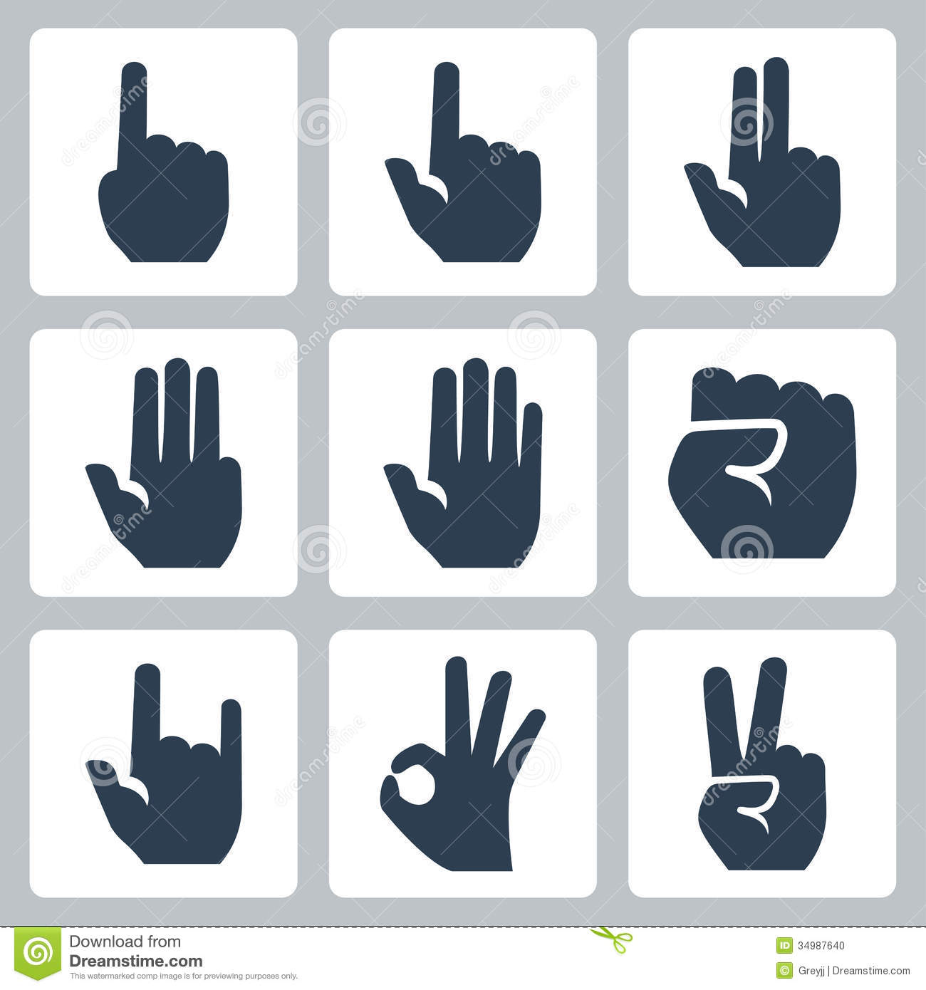 Stop Hand Gesture Icon