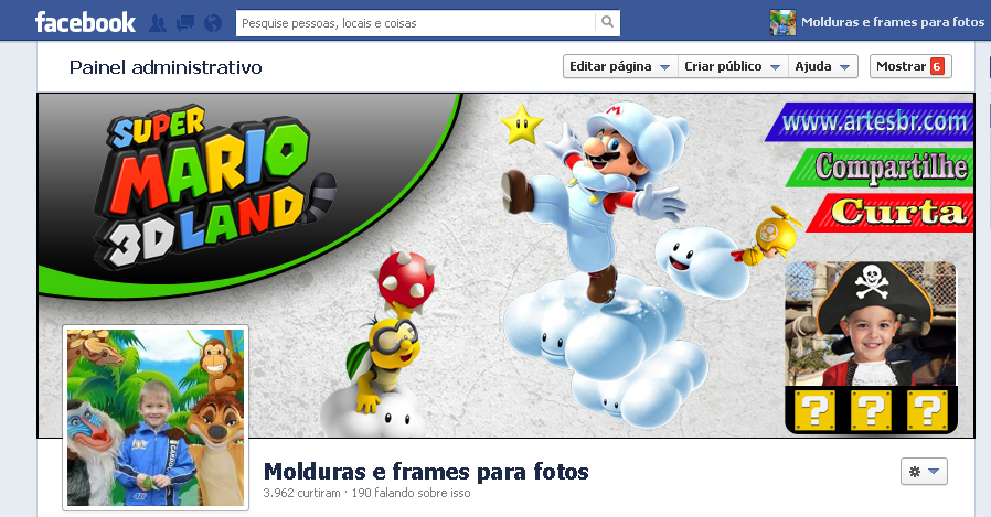 Super Mario Para Capa Do Facebook