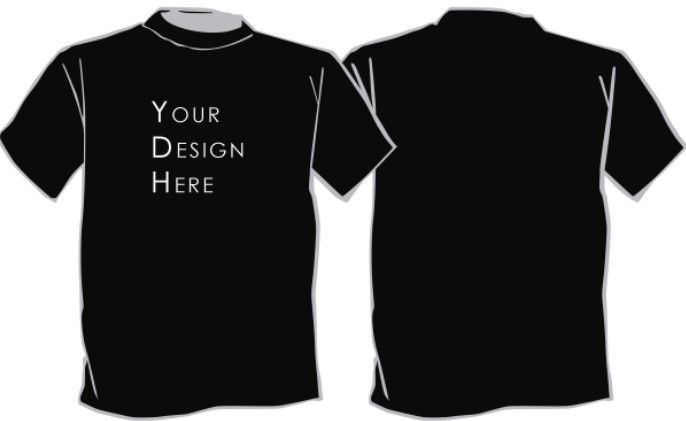 T-Shirt Template Vector