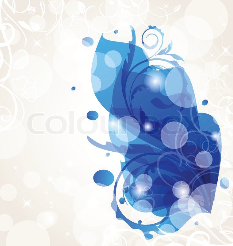 Transparent Floral Abstract