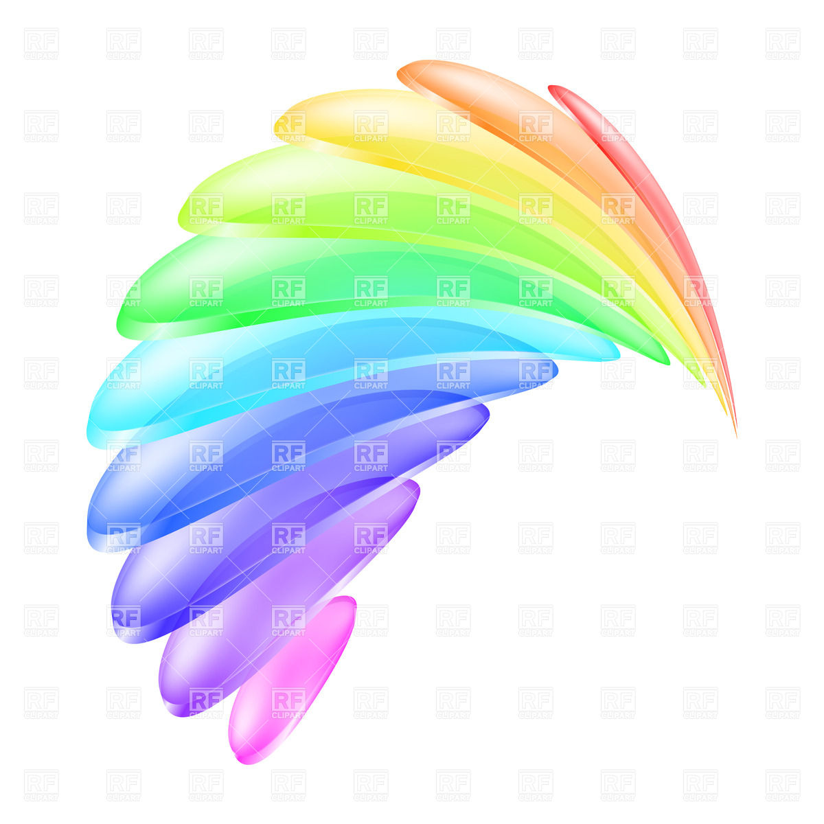 Transparent Rainbow Clip Art Free